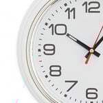 White Wall Clock 10" 